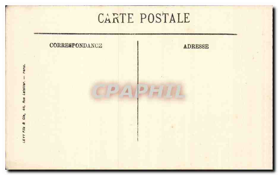 Le Havre - Vue Generale et la Nouvelle Jetee CPA  — Verso