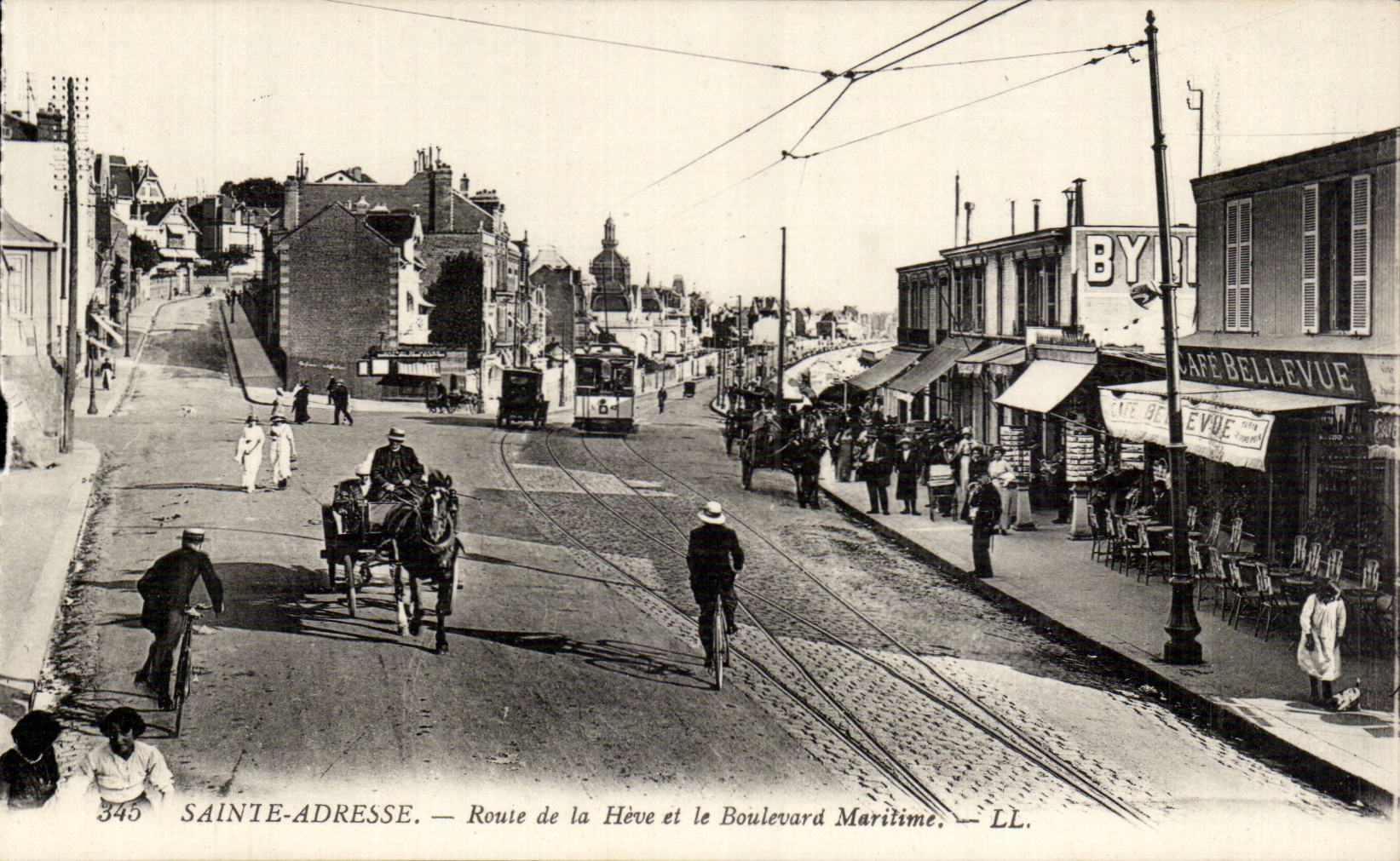 Sainte Adresse - Route de la Heve et le Boulevard Maritime CPA 