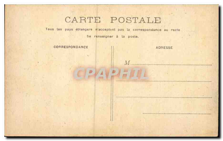 Bordeaux - Les Colonnes Rostrales CPA  — Verso