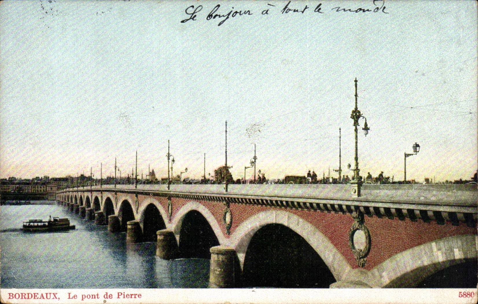 Bordeaux - Le Pont de Pierre CPA 