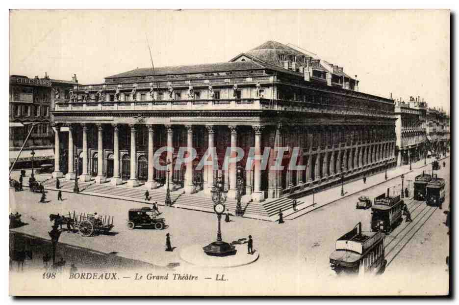 Bordeaux - Le Grand Theatre CPA 