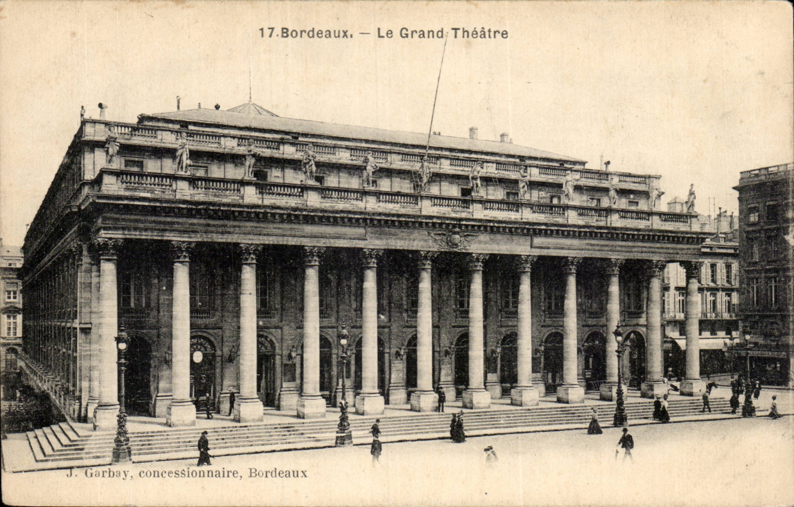 Bordeaux - Le Grand Theatre CPA 