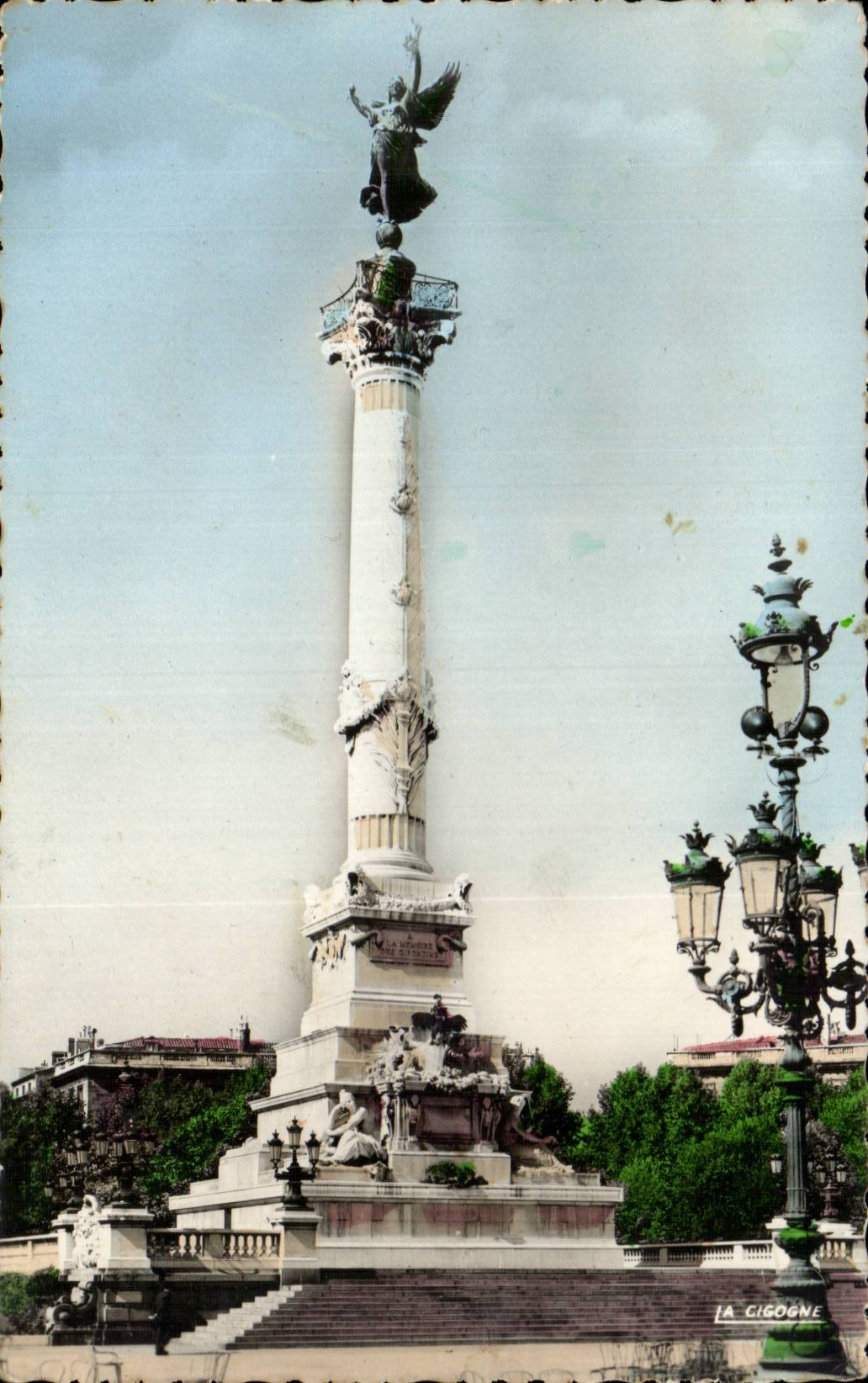 Bordeaux - Monument des Girondins CPA 