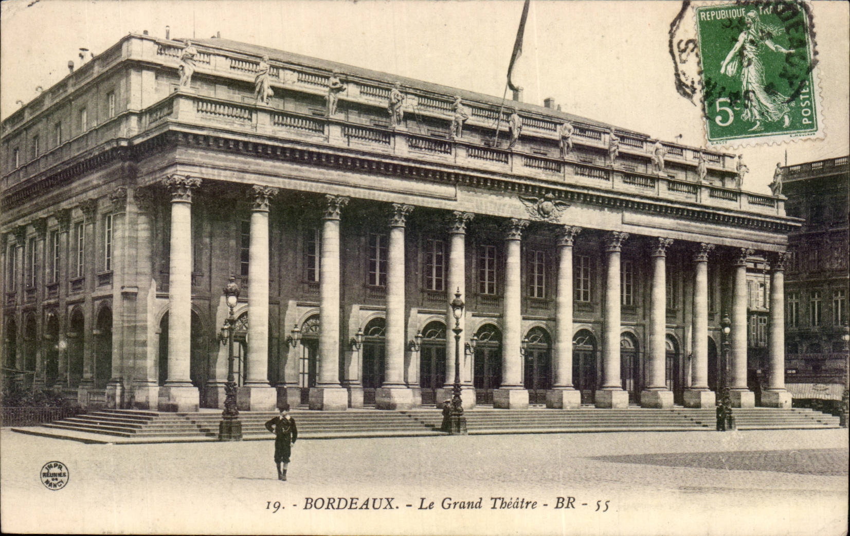 Bordeaux - Le Grand Theatre CPA 