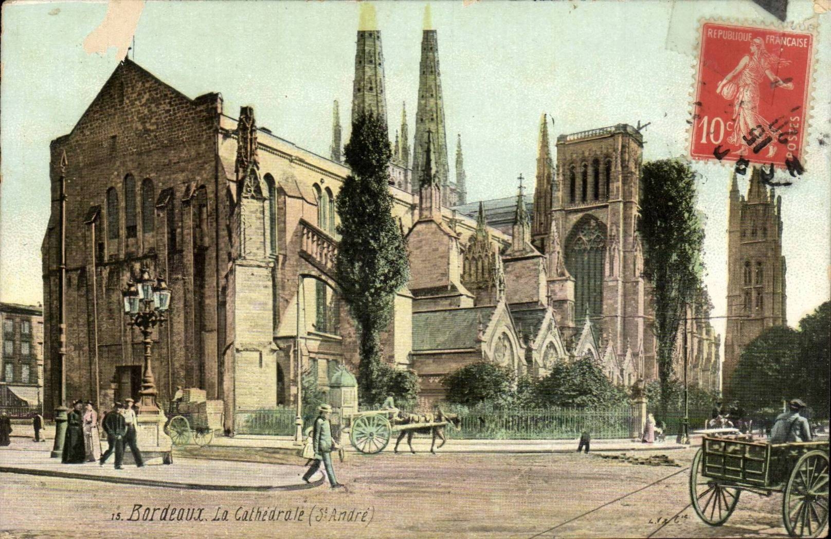 Bordeaux - La Cathedrale St Andre CPA 