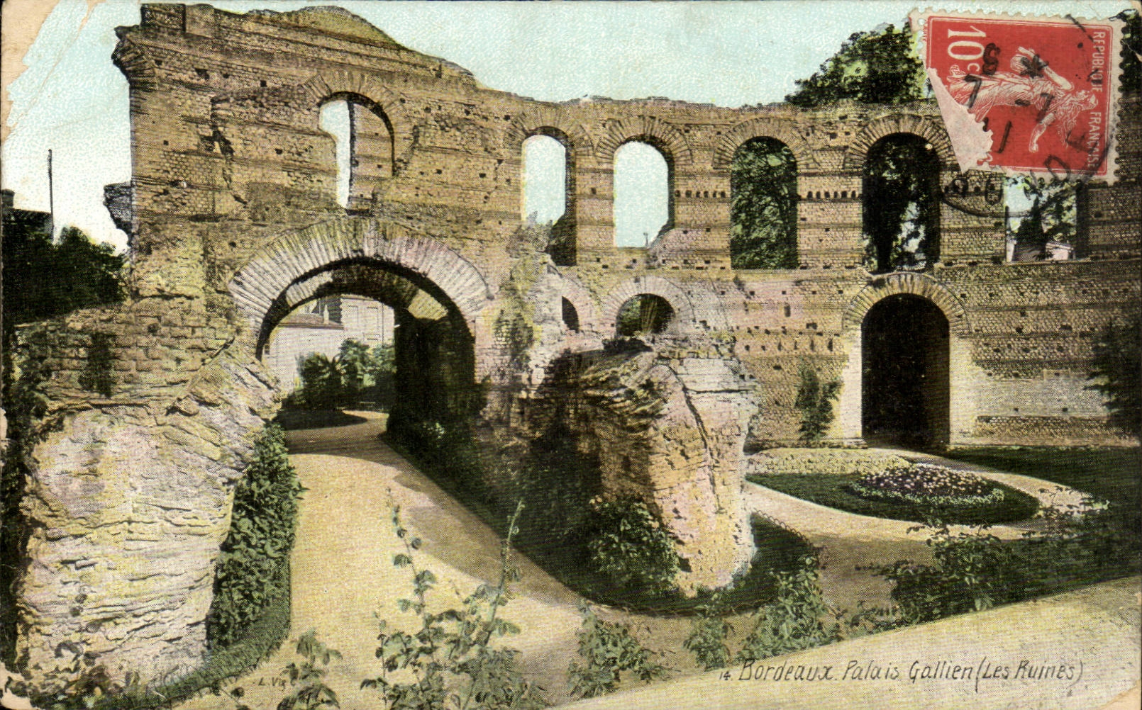 Bordeaux - Palais Gallien - Les Ruines CPA 