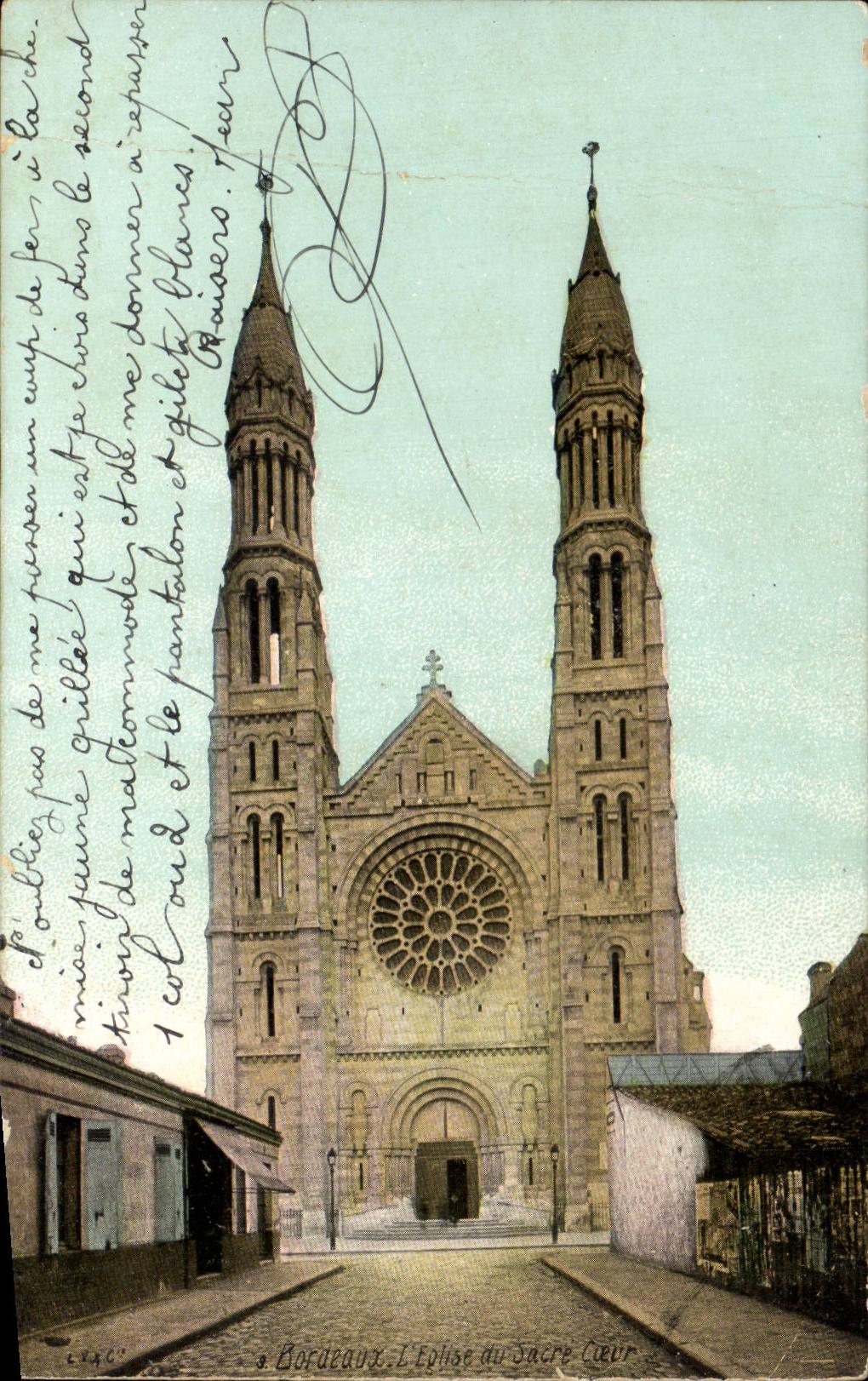 Bordeaux - L'Eglise du Sacre Coeur CPA 
