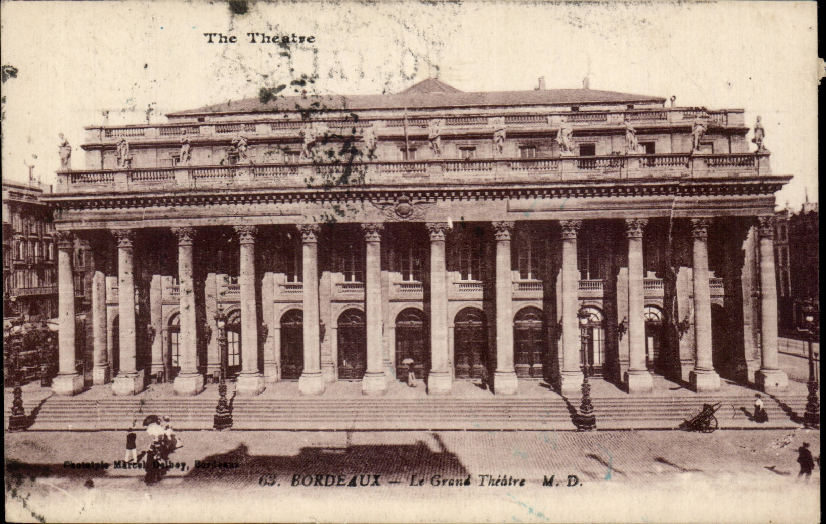 Bordeaux - Le Grand Theatre CPA 