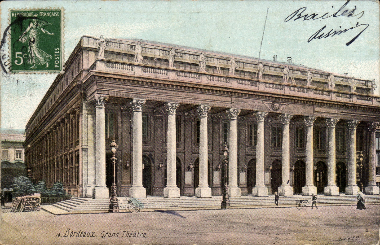 Bordeaux - Grand Theatre CPA 