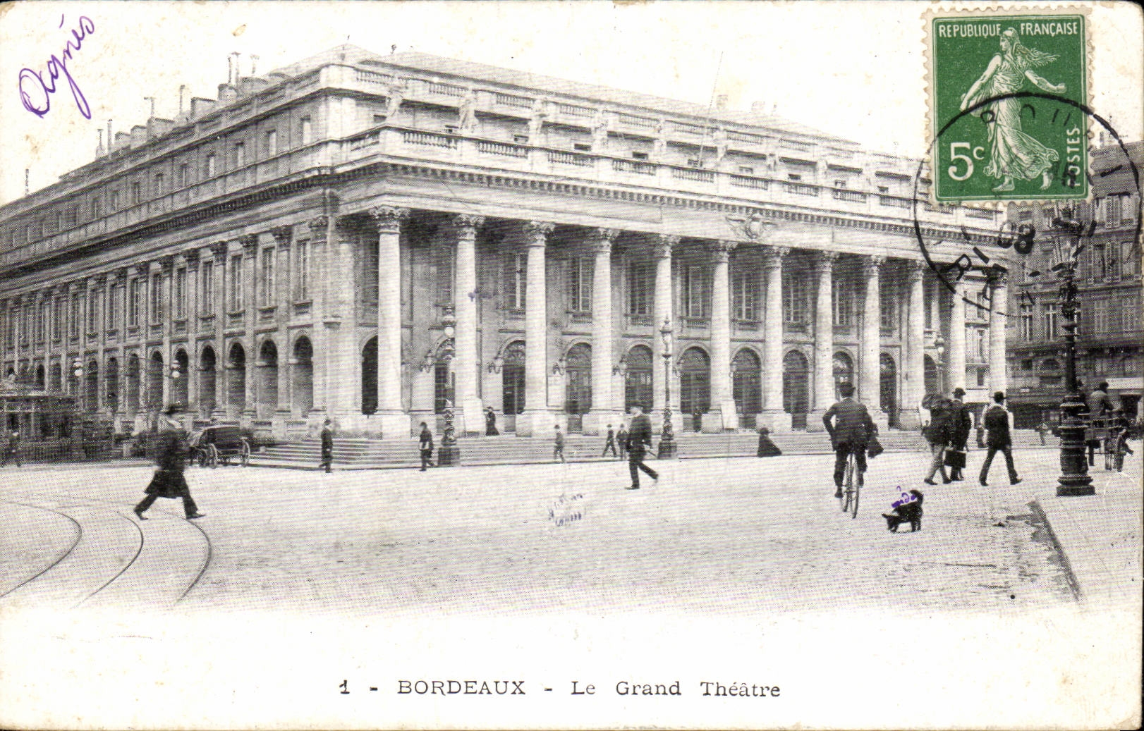 Bordeaux - Grand Theatre CPA 