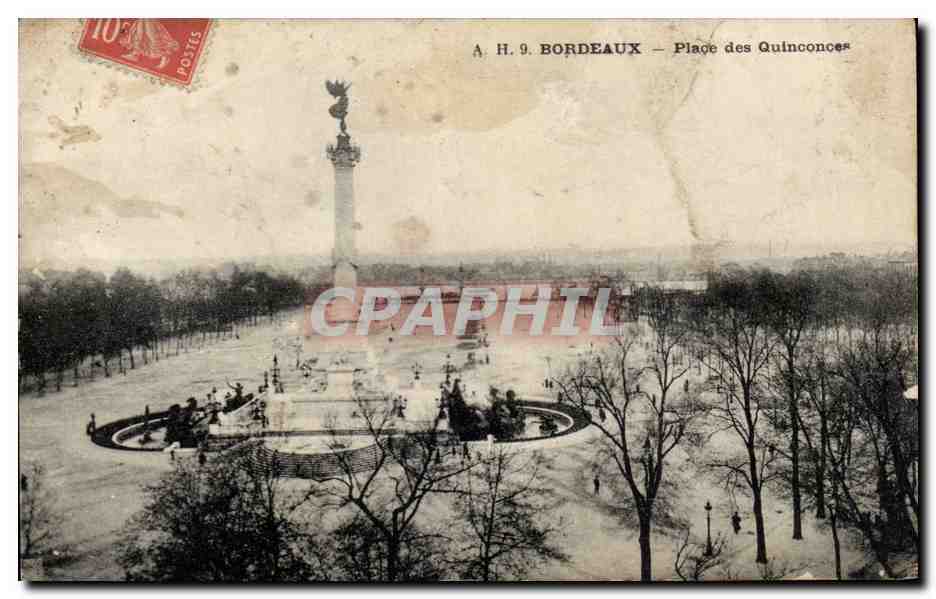 Bordeaux — Place des Quinconces — A. H. 9