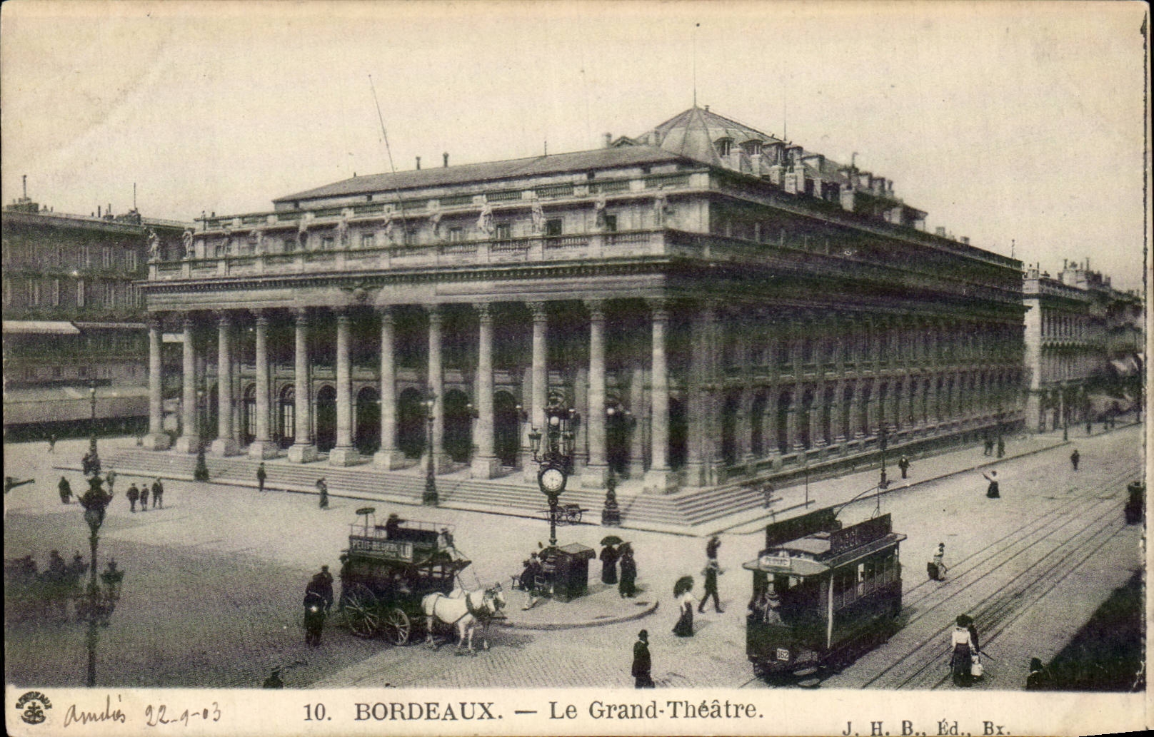 Bordeaux - Le Grand Theatre CPA 