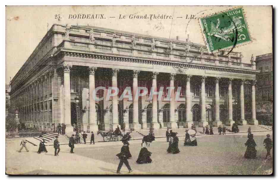 Bordeaux - Le Grand Theatre CPA 