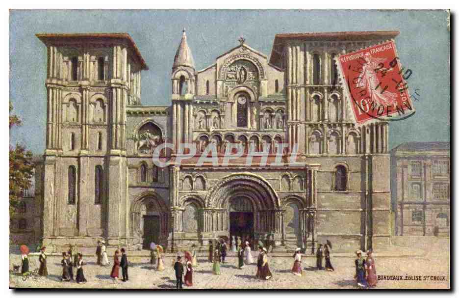 Bordeaux - Eglise Sainte Croix CPA 