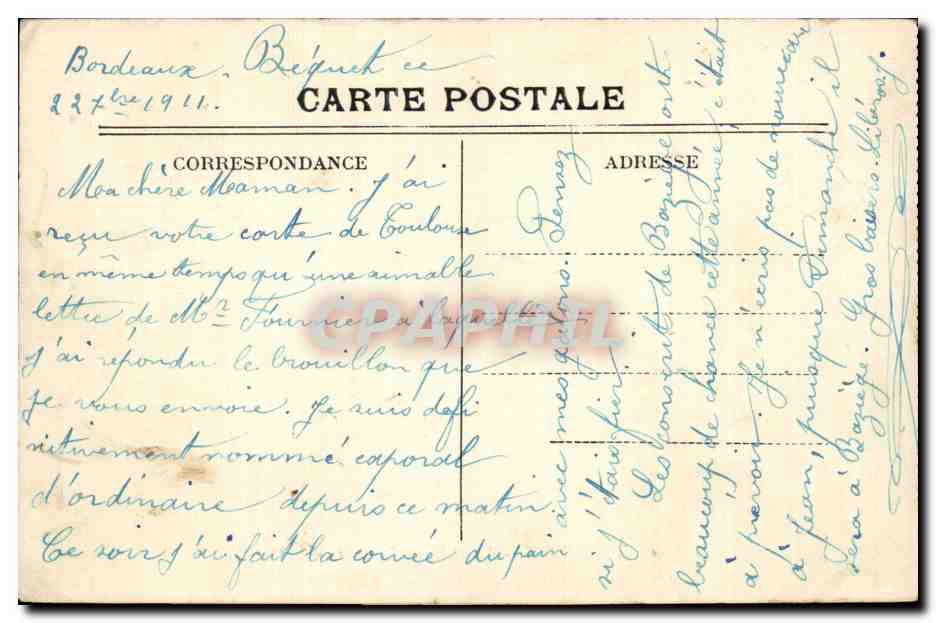 Bordeaux - Les Colonnes Rostrales - DD. — Rückseite