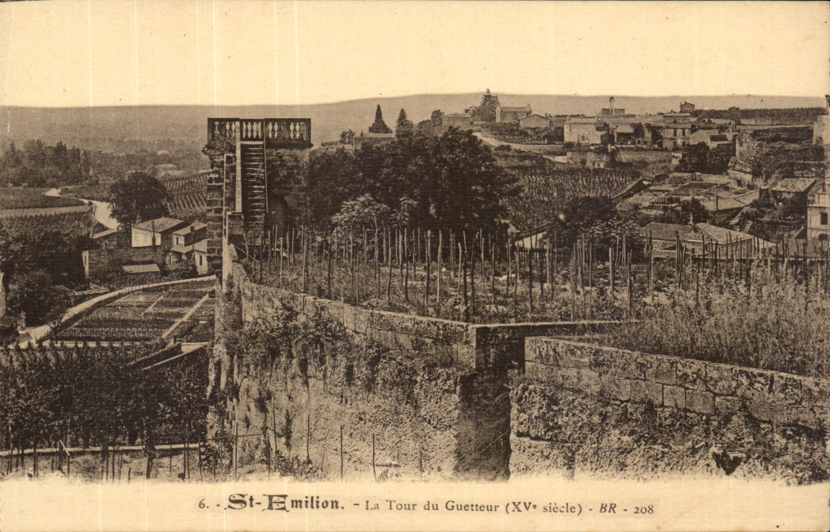 Saint Emilion - La Tour du Guetteur - XV siecle CPA 