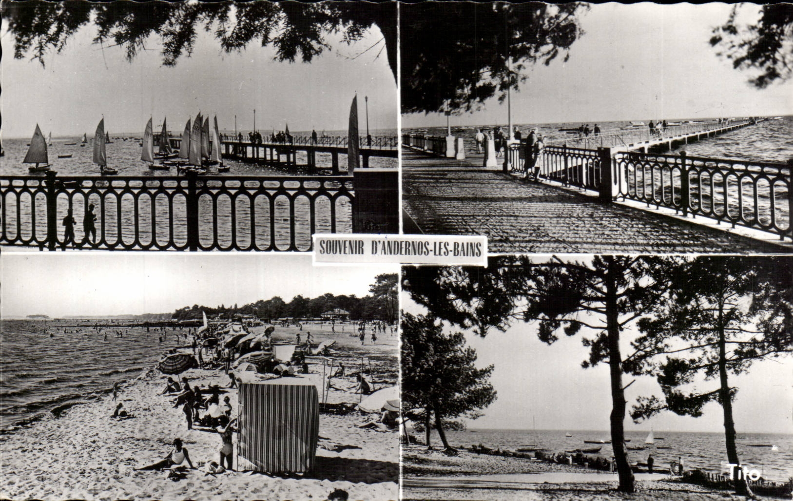 Andernos les Bains cPA La jetee Le Betay Le Mauret