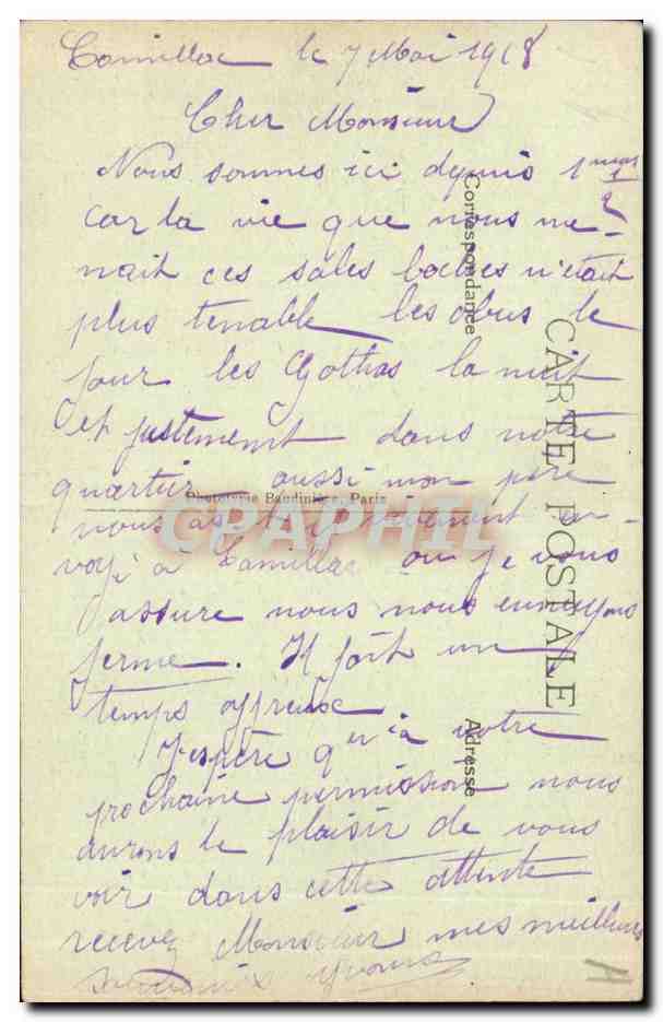 Bourg-sur-Gironde — Un Coin des Remparts — CPAPHIL n°24 — Reverso