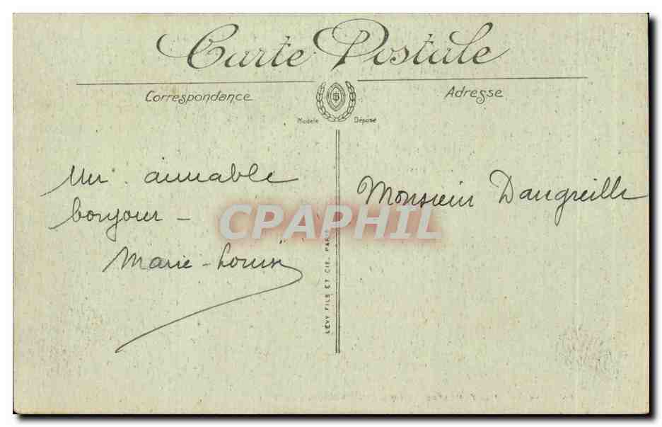 Bazas cPA Ecole superieure Premiere cour interieure — Back