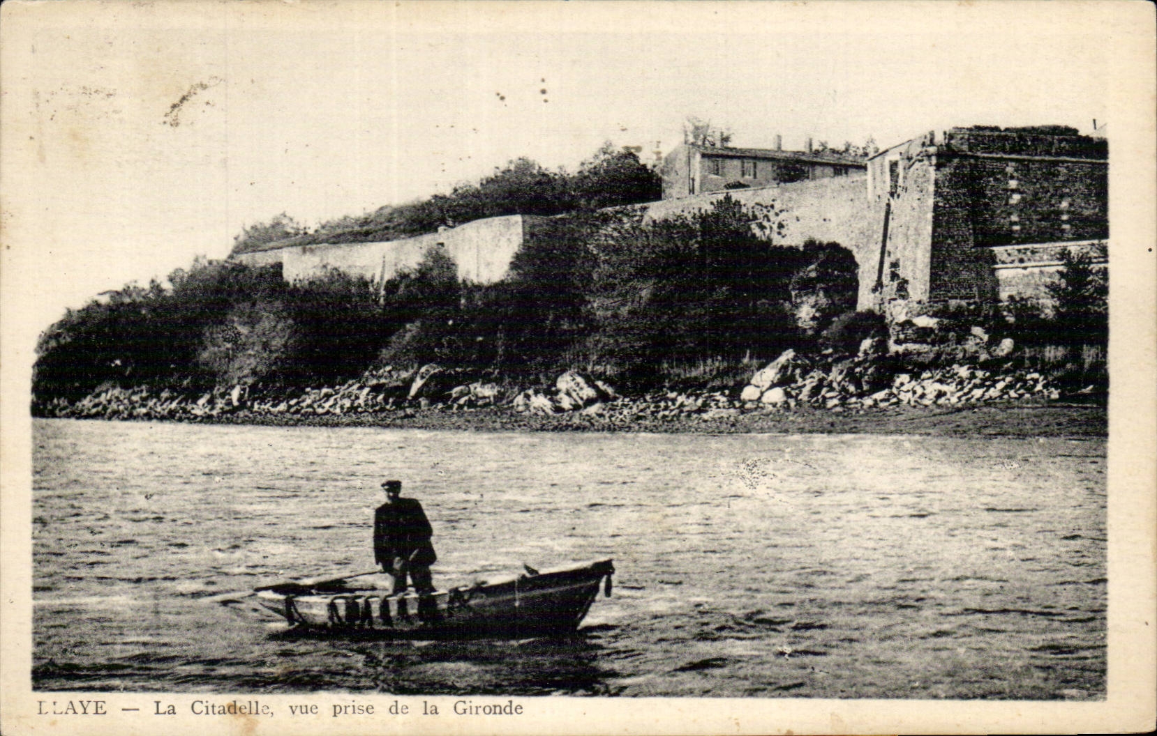 Blaye CPA La citadelle Vue prise de la Gironde