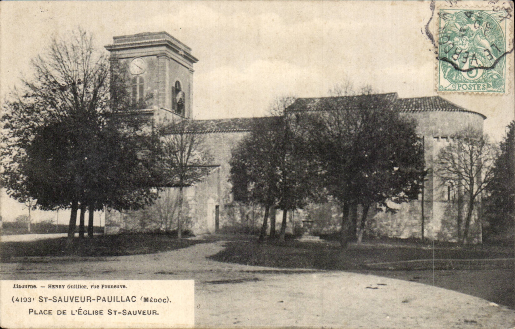 Lldourne — Kirche Saint-Sauveur — Henry Guillier, rue Fonneuve (Médoc)