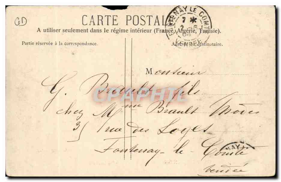 Camp de Saint medard en Jalles CPA La soupe — Back