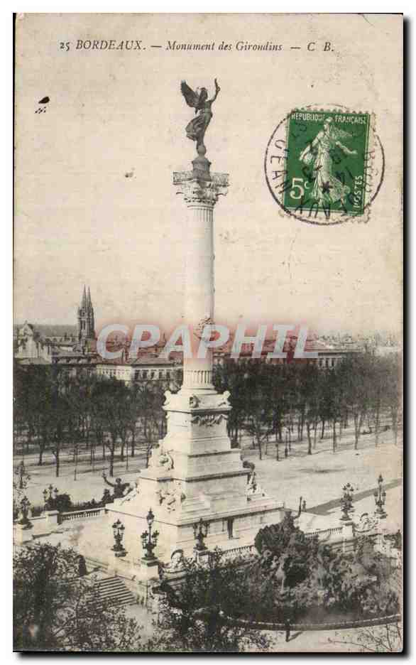 Bordeaux — Monument des Girondins — C. B.