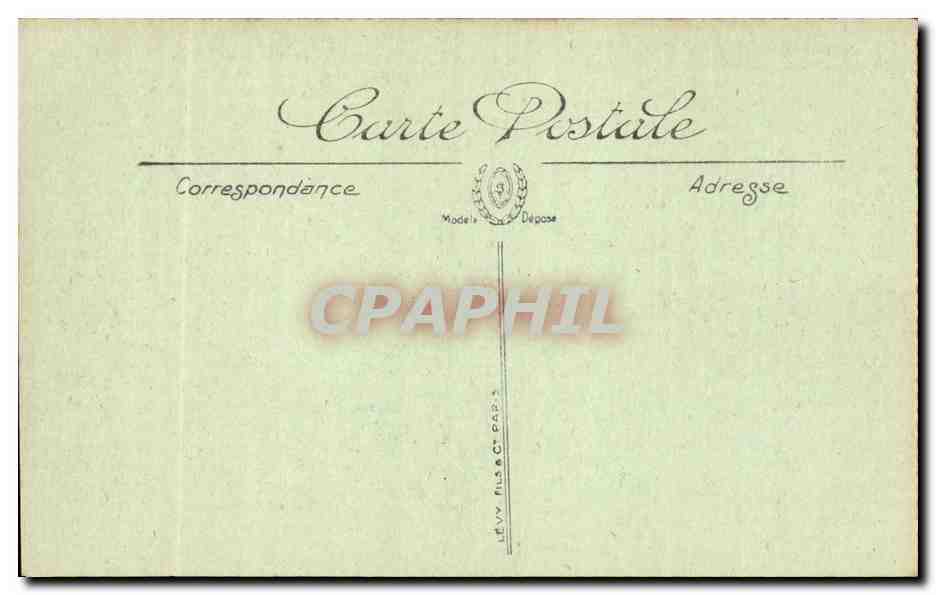 Bordeaux CPA Les colonnes rostrales — Verso