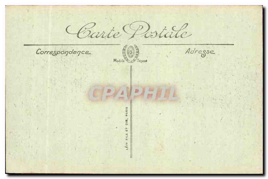 Bordeaux CPA Le grand theatre — Verso