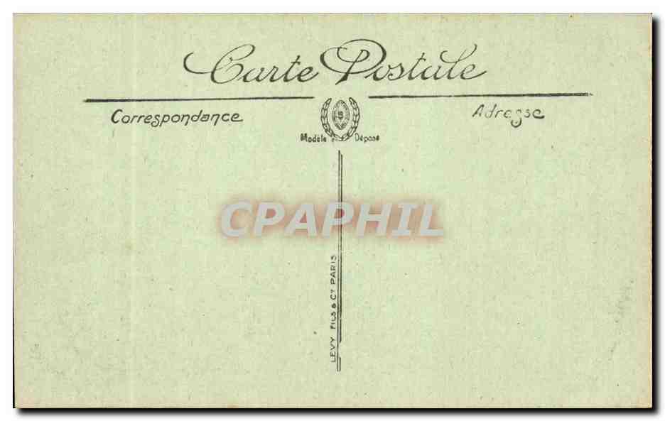 Bordeaux CPA La porte du palais — Verso