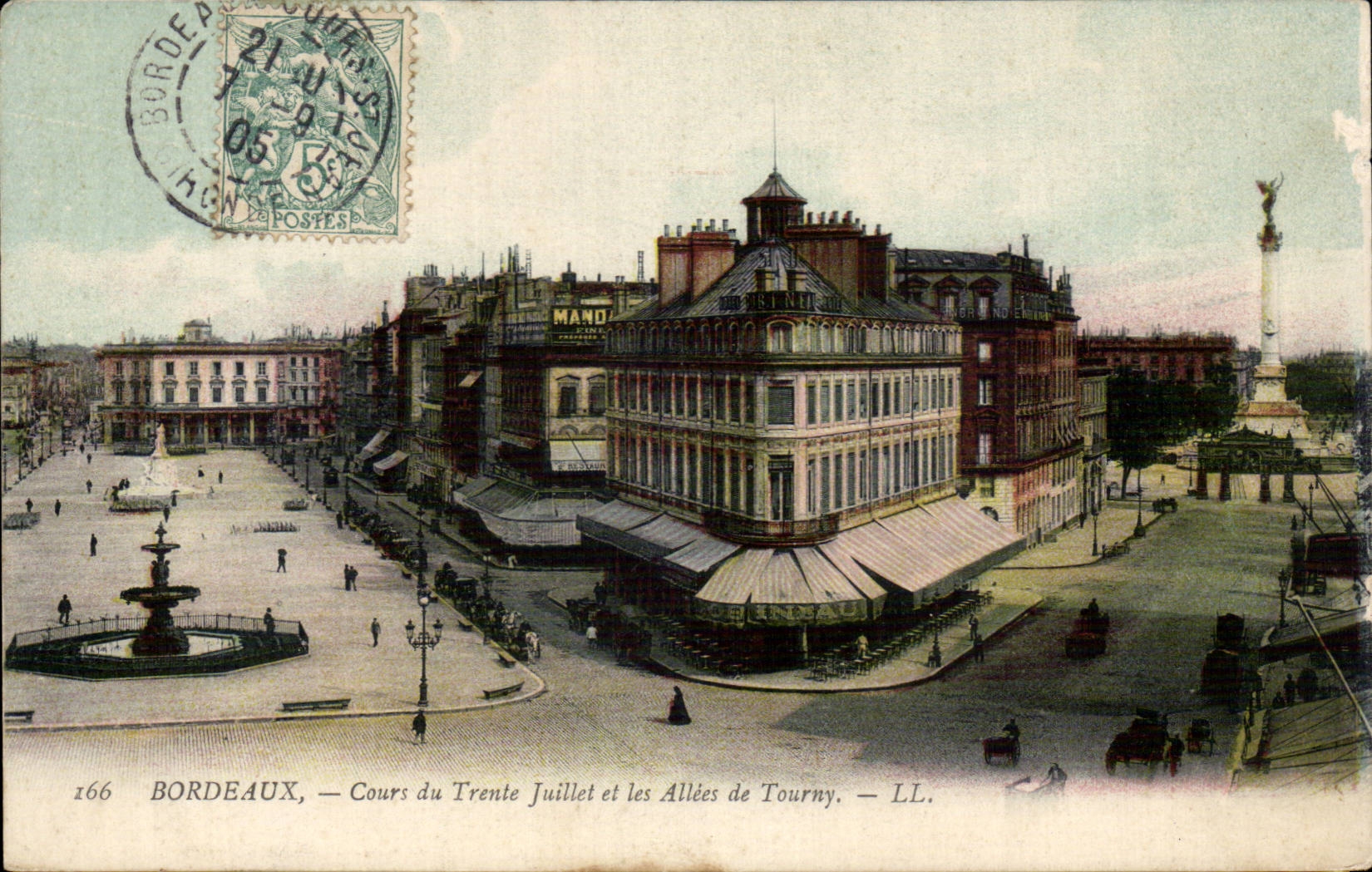 Bordeaux CPA Cours du Trente Juillet et les allees de Tourny