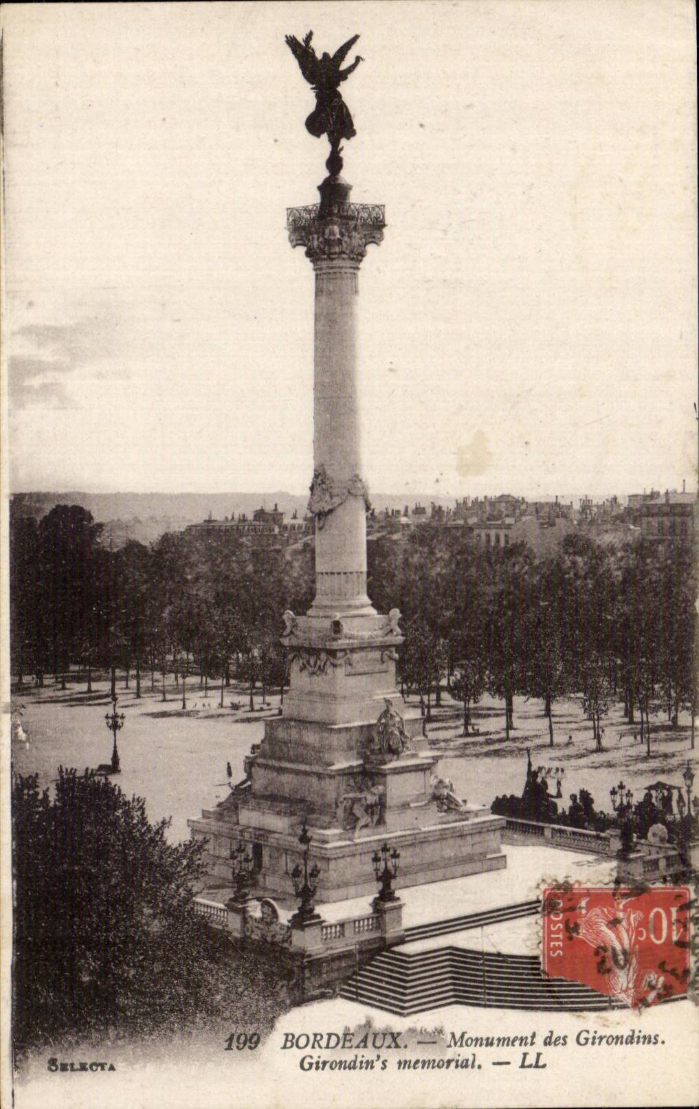 Bordeaux CPA Monument des Girondins