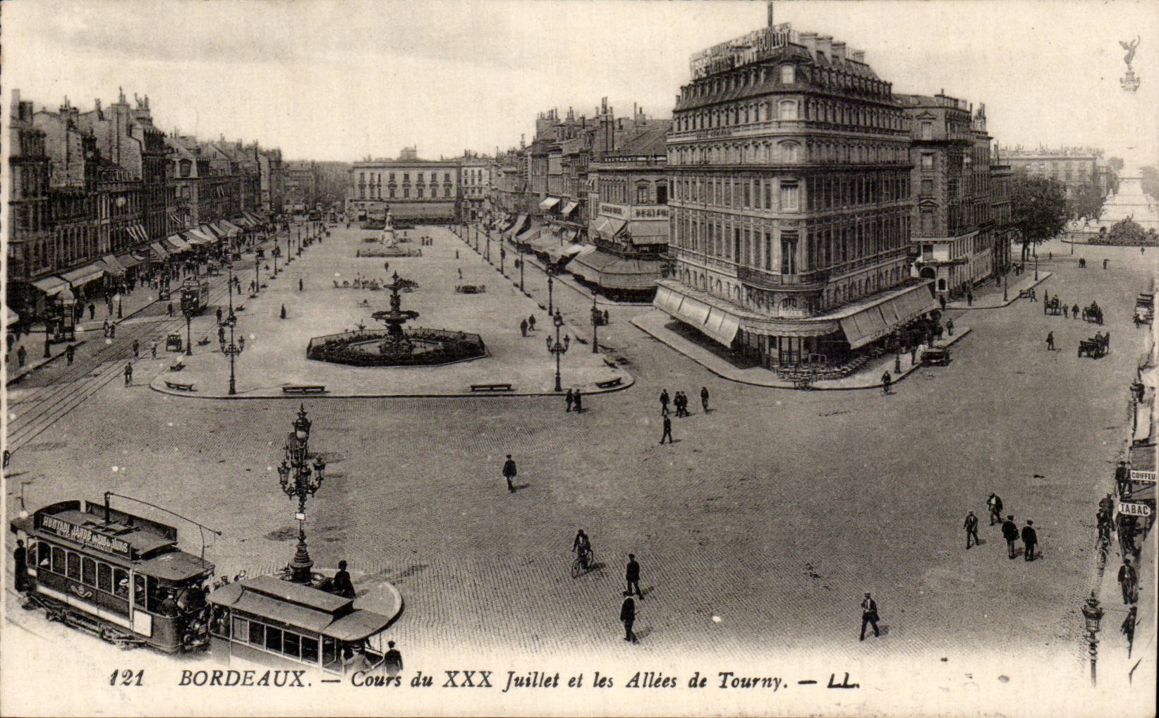 Bordeaux CPA Cours du XXX Juillet et les allees de Tourny