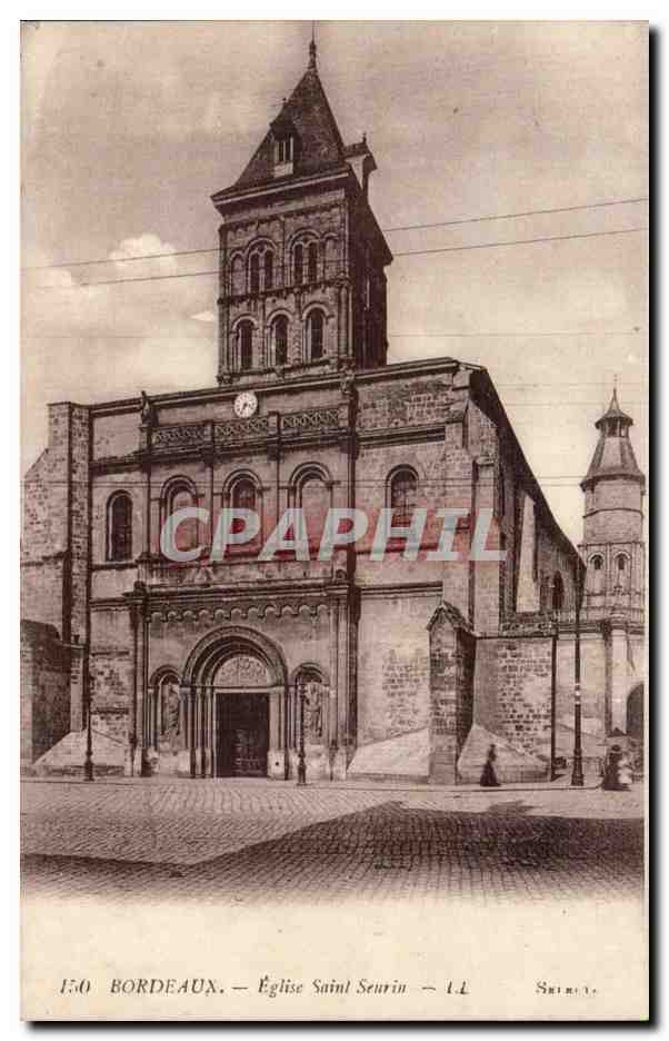 Bordeaux CPA Eglise Saint SErnin
