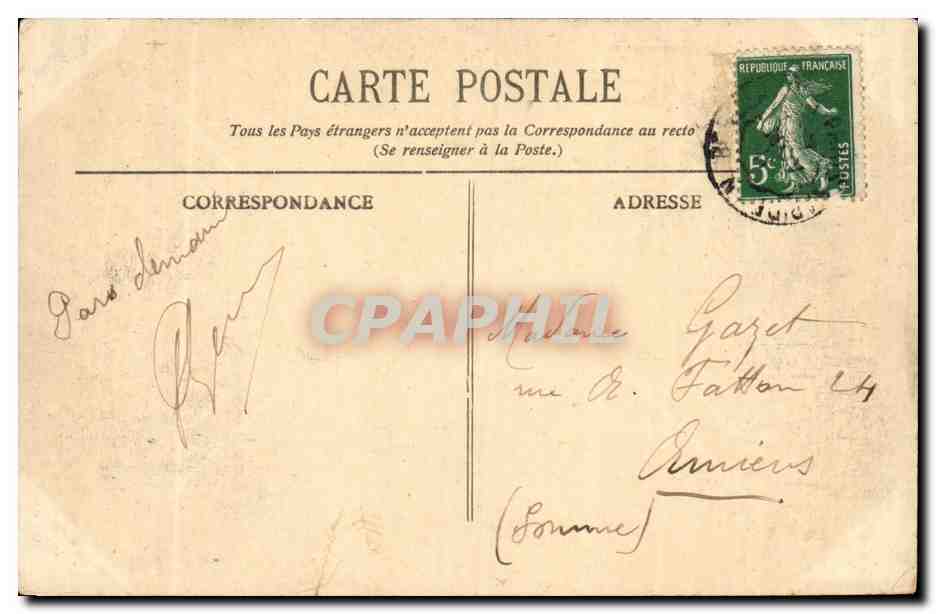 Bordeaux CPA Cathedrale St Andre — Verso