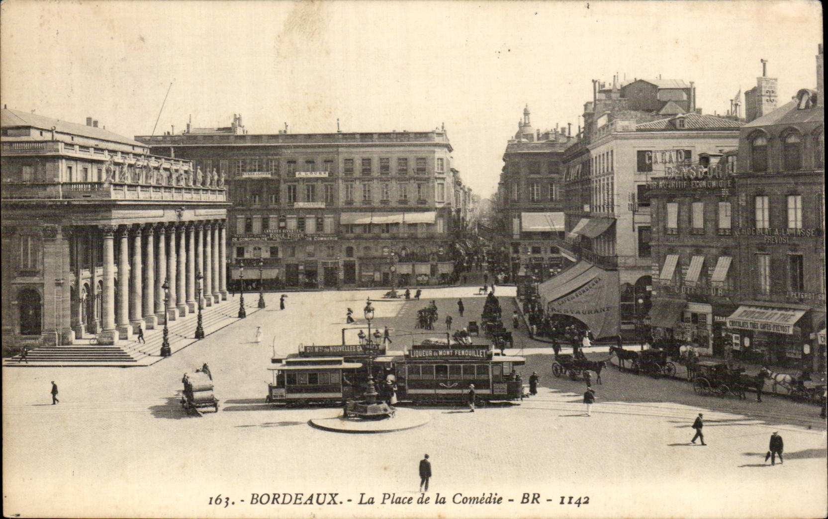 Bordeaux - La Place de la Comédie - BR - 1142