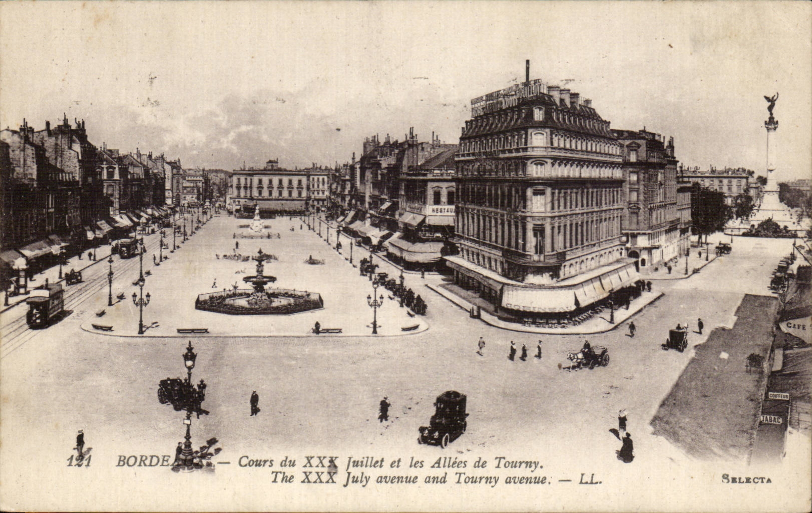 Bordeaux CPA Cours du XXX Juillet et les allees de Tourny