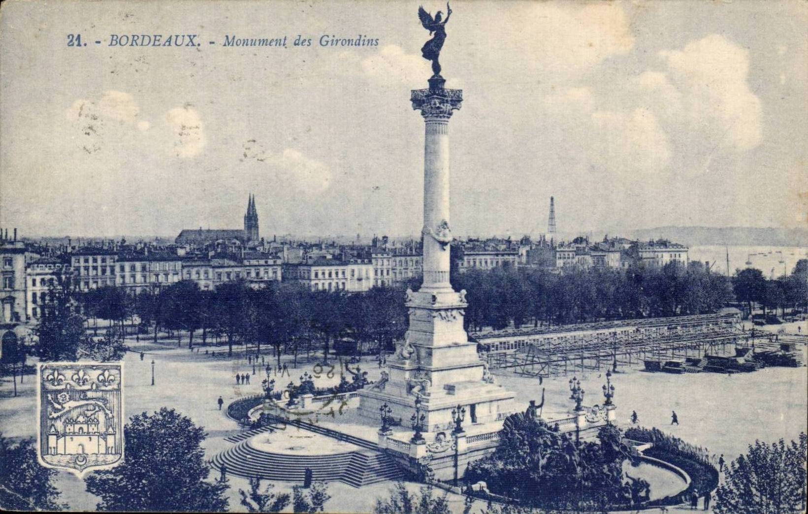 Bordeaux CPA Monument des Girondins 