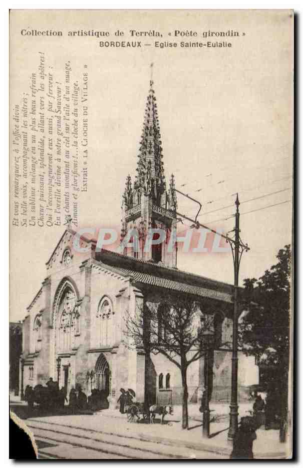 Bordeaux CPA Eglise Sainte Eulalie
