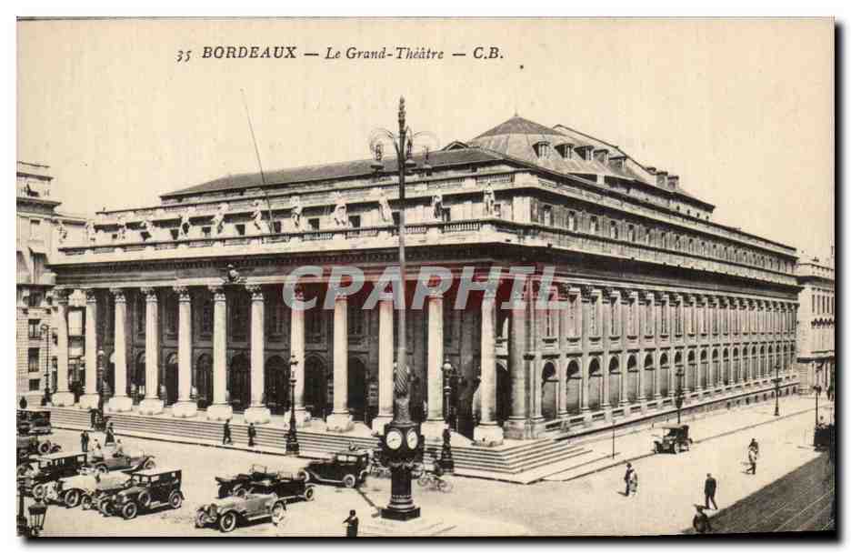 Bordeaux CPA Le grand theatre