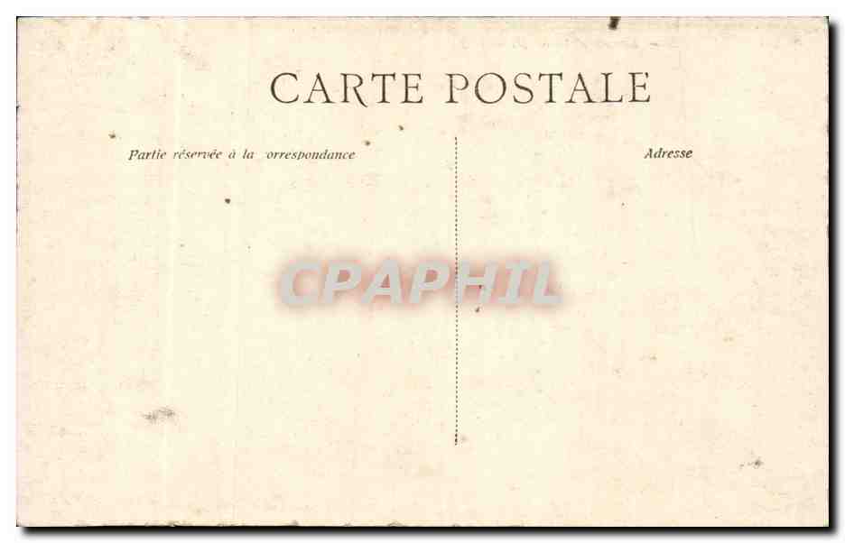 Bordeaux CPA Monument Gambetta — Verso