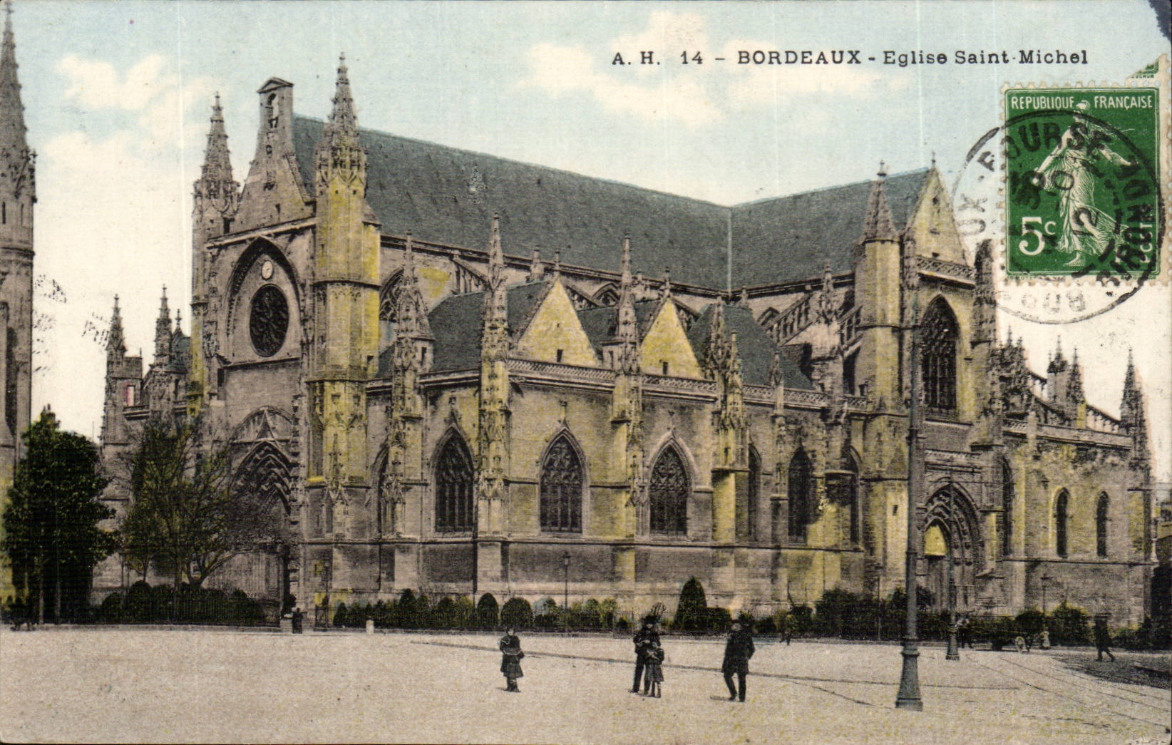 Bordeaux - Église Saint-Michel — A.H. 14 — éditeur A.H. 14