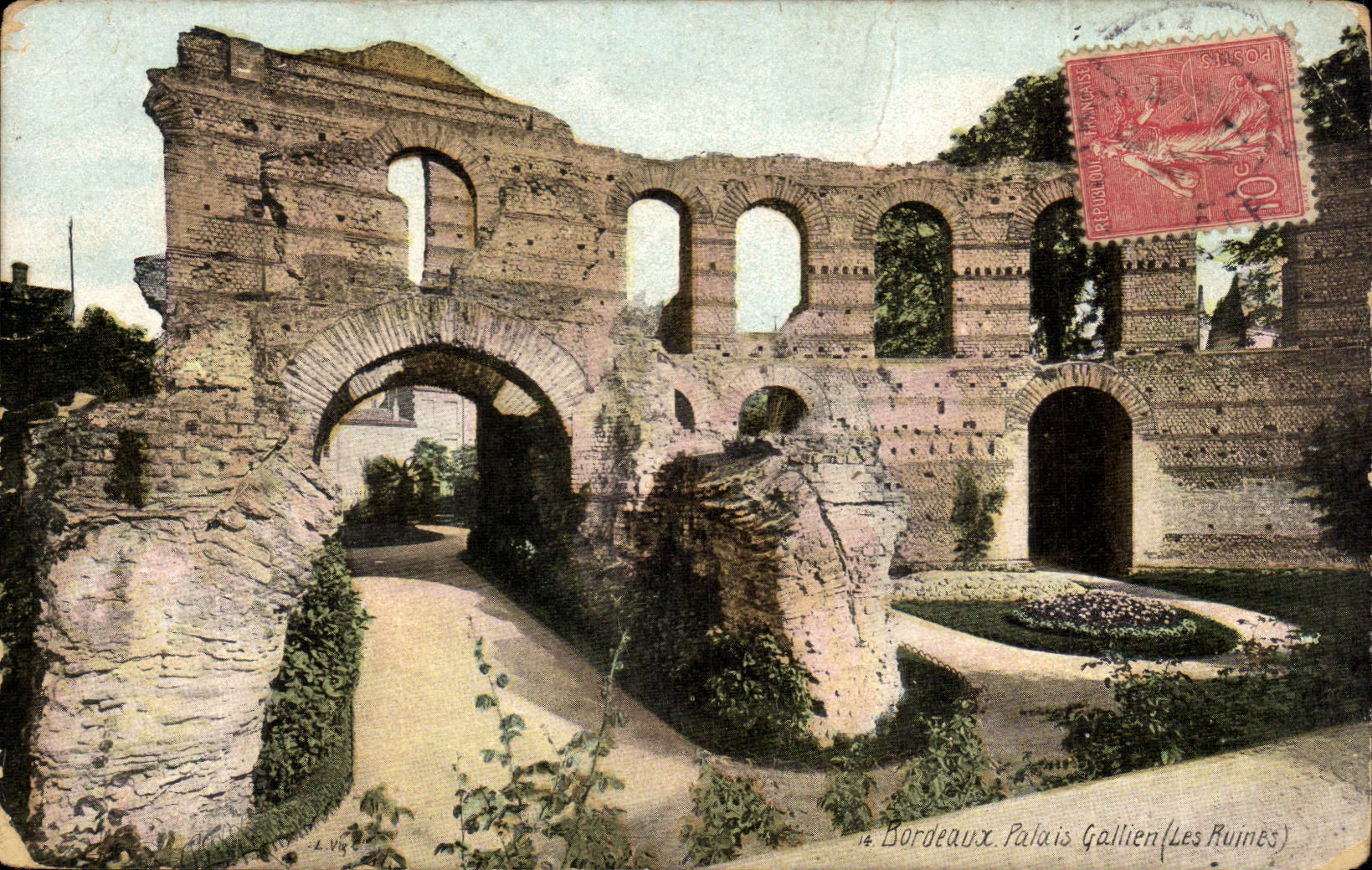 Bordeaux CPA Palais Galien (les ruines)