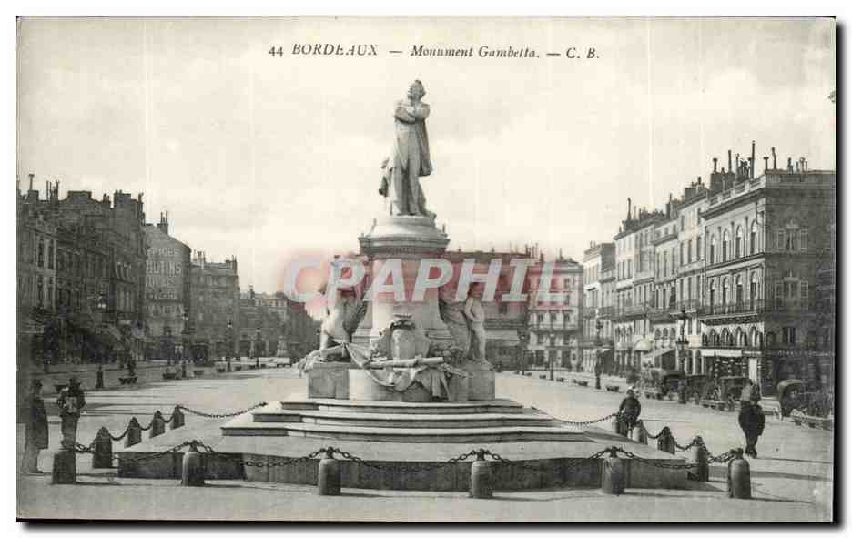 Bordeaux CPA Monument Gambetta