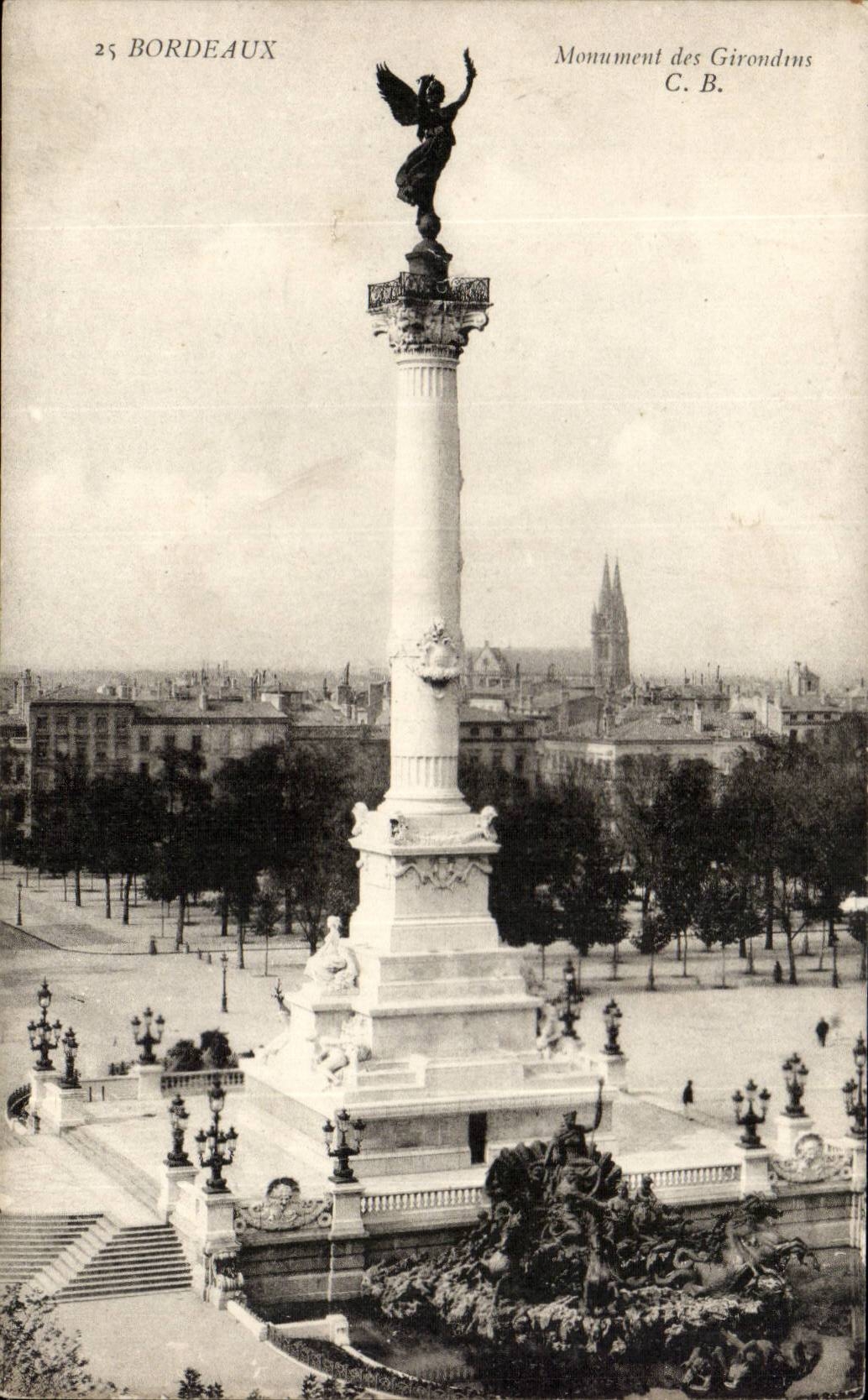 Bordeaux CPA Monument des Girondins
