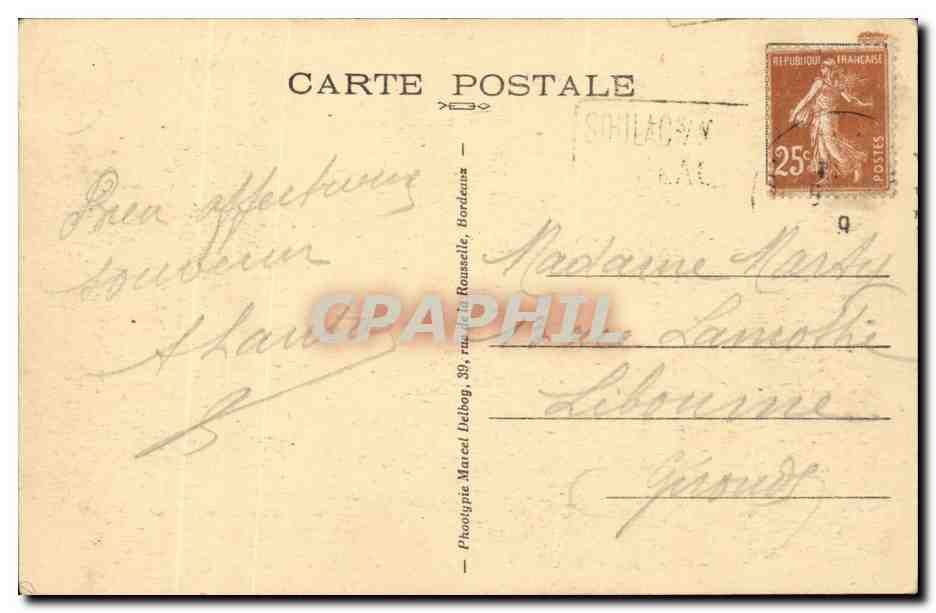 Soulac-sur-Mer (Gironde) — Notre-Dame de Fin-des-Terres — M.D. — Rückseite