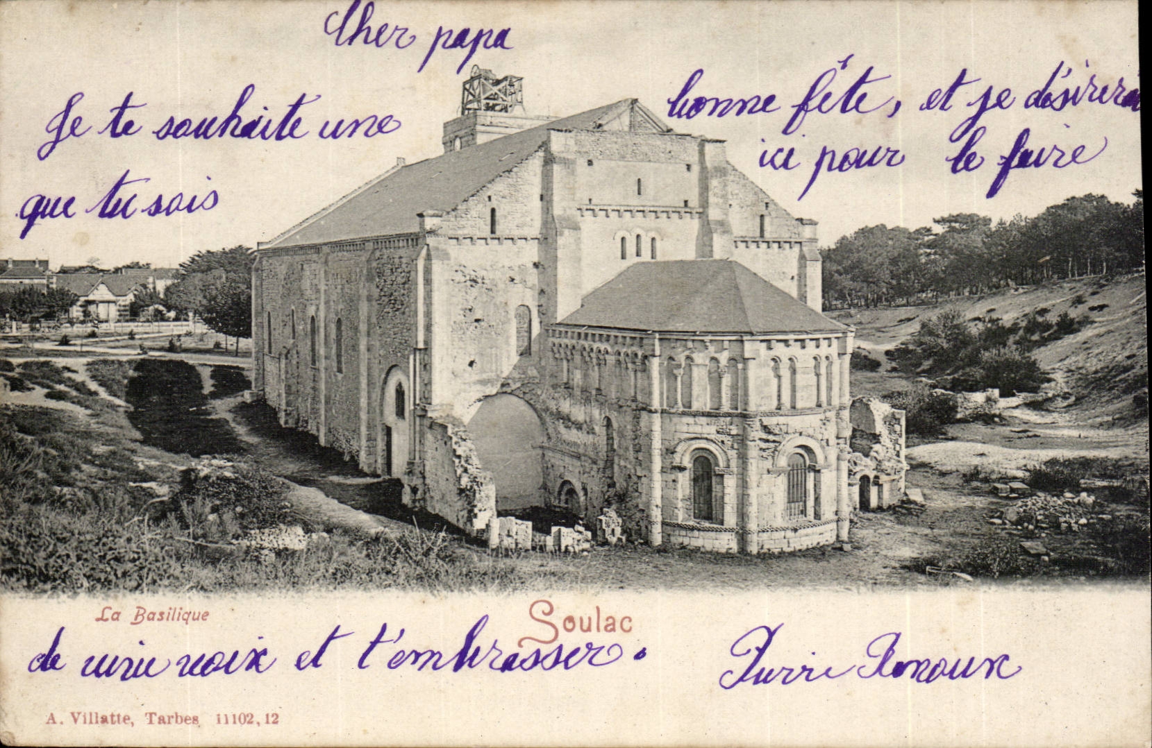 Soulac sur Mer CPA La basilique