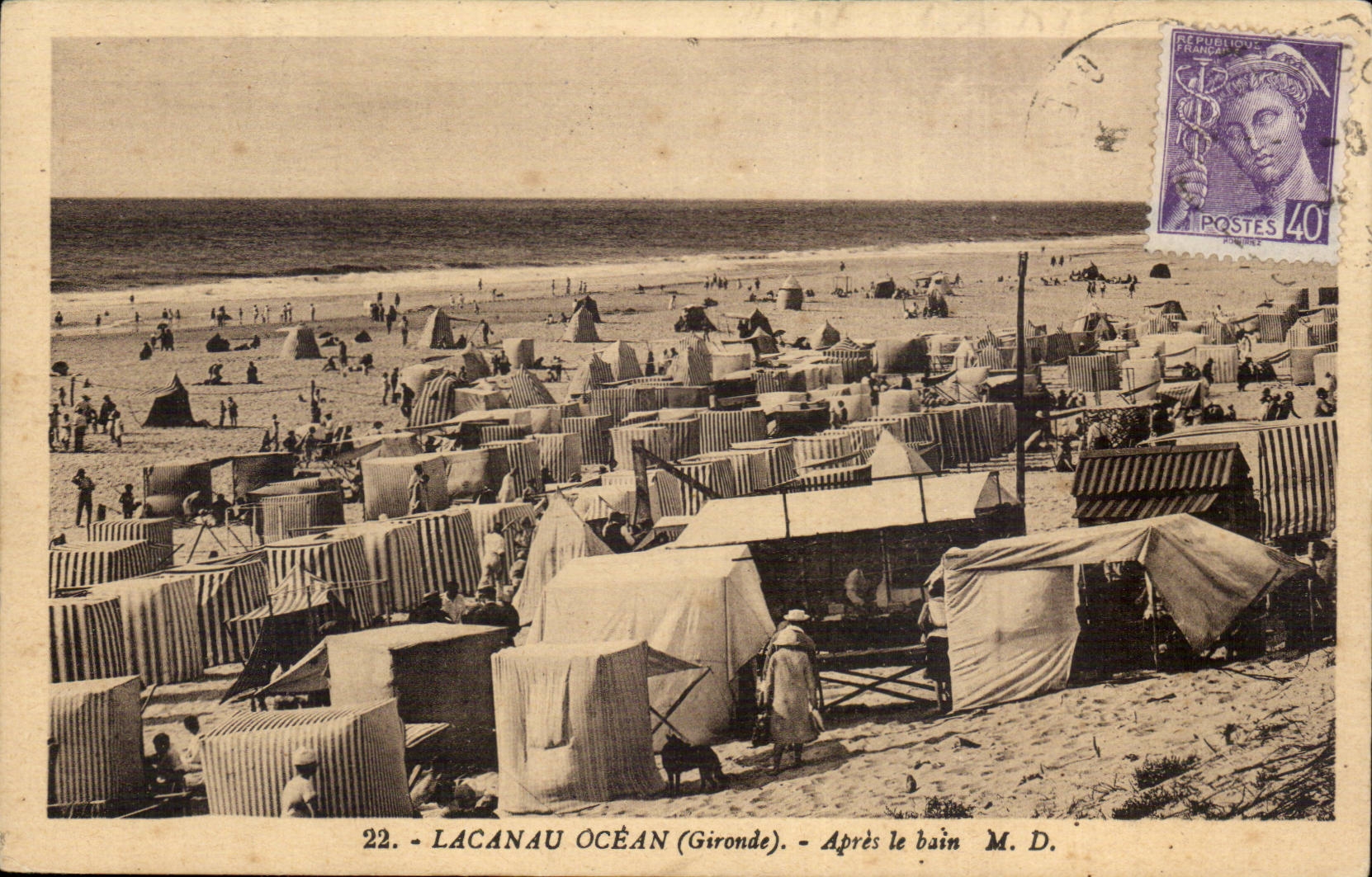 Lacanau ocean CPA Apres le bain