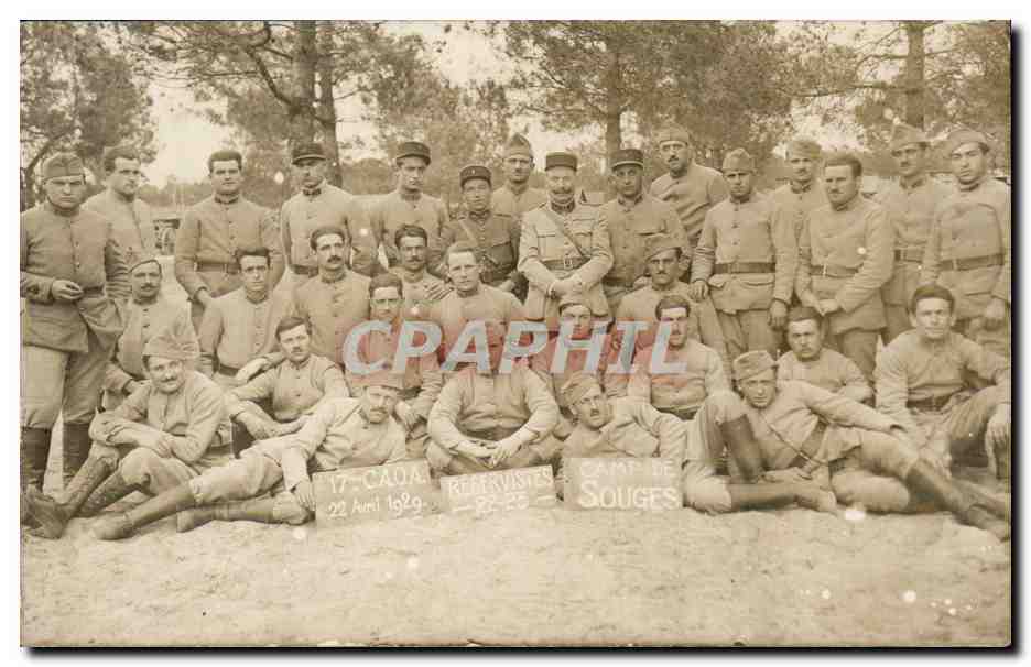 Reservistas — Campo de Souges — 22 Abril 1929 — 17-CAOA