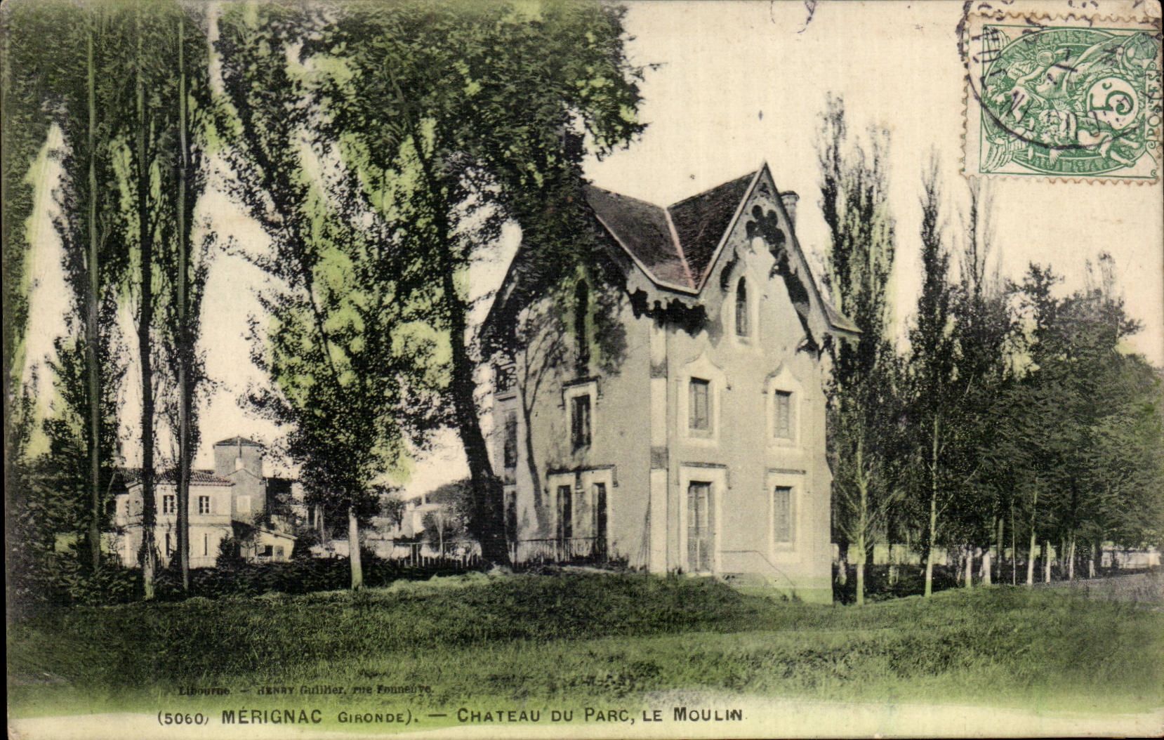 Merignac CPA Chateau du parc le moulin